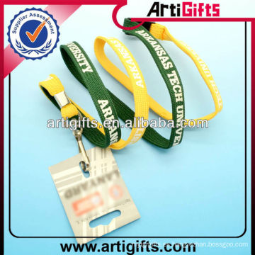 Newest style polyester tubular famous brand lanyard